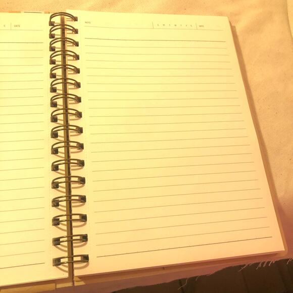 Denik NWT 130 Lined Pages Spiral Bound Wooden Notebook 8.75x6.125 - Picture 8 of 8